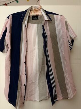 Men's Vintage short sleeve button down